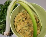 Une image de l'étape 2 de Galettes de courgettes.