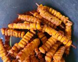 A picture of step 4 of Crispy Corn Masala.