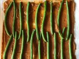 Summer bean & halloumi tart