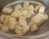 Foto del paso 1 de la receta: Risotto de Cebada, Queso azul y Pera