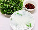 Hình bước làm 2 của món Cháo Rau Dền Nước Tương