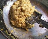 A picture of step 2 of Sattu Mango Burfi.