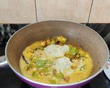 A picture of step 5 of Jhinge posto.