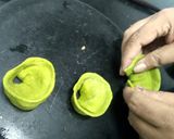 A picture of step 4 of Veg cutlet momos.