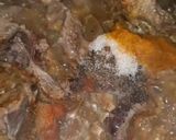 A picture of step 1 of Mutton masala.