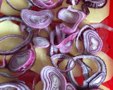 Foto del paso 3 de la receta: Rape con verduras al vapor y gambas marinadas en naranja 🍊