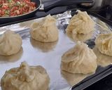 Foto del paso 3 de la receta: Canasta de papa rellena de pollo y champiñones