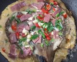 Foto langkah ke 5 dari resep Terung Dadar Smoke Beef.