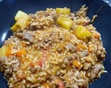 Foto del paso 5 de la receta: Guiso de arroz y lentejas en disco de arado