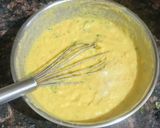 A picture of step 5 of Moong Daal Handvo.
