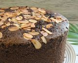 Foto langkah ke 5 dari resep Bolu Coklat Almond.