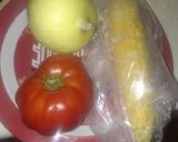 A picture of step 1 of Midwest Summer Tomato and Sweet Onion Sandwich.