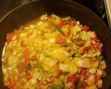 A picture of step 2 of Kielbasa and rice (wv style).