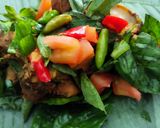 Foto langkah ke 4 dari resep Pepes ayam praktis.