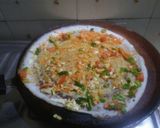 A picture of step 2 of Jini dosa.