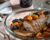 Foto del passaggio 4 della ricetta Arrosto di vitello con frutta secca e mandarini cinesi