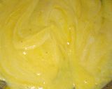 A picture of step 2 of Coconut Mango ladu/burfi.