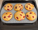 A picture of step 9 of Eggless Strawberry Muffins With Strawberry Buttercream Frosting.