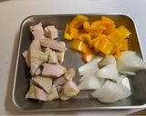 A picture of step 2 of Sweet and Sour Chicken Breast.
