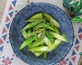 清炒蘆筍的食譜步驟5照片