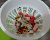 A picture of step 1 of Mixed Seafood Cocktail.