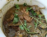 A picture of step 3 of Mutton kothmir.