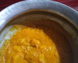 A picture of step 7 of Puri bhaji.