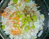 A picture of step 4 of Moong daal salad.