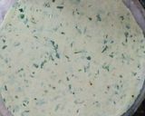 A picture of step 2 of Thepla (Methi Thepla).