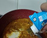 A picture of step 3 of Chicken Bharta.