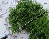 A picture of step 4 of Dill Leaves White Rice.