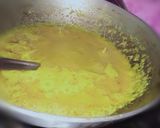 A picture of step 4 of Gram flour Colocasia leave curry.