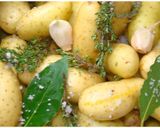 Une image de l'étape 1 de Grenailles aux herbes aromatiqueset sel de Guérande.