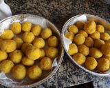 Foto del paso 5 de la receta: Bolas de arroz basmati rellenas de picadillo de pollo (Arancini)
