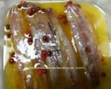 Foto del paso 2 de la receta: Ensalada de sardinas marinadas y naranja con limón encurtido y sésamo