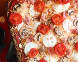 Foto del paso 4 de la receta: Pizza “ibérica” con base de brócoli