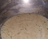 A picture of step 3 of Mushroom Soup.