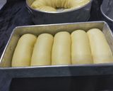 Foto langkah ke 10 dari resep 1 adonan 2 bentuk roti wool roll bread dan roti sobek.