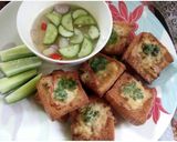 รูปขั้นตอนการทำที่ 8 ของ ขนมปังหน้าไก่
