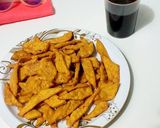 A picture of step 4 of Spicy crackers.