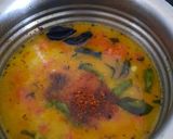 A picture of step 4 of Dal (Maharashtrian Amti).
