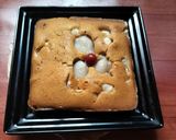 A picture of step 3 of Jackfruit flour litchi cake.