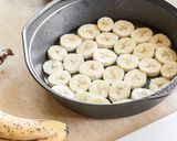 A picture of step 5 of Fitness Recipe: Upside-down Banana-Coconut Cake.