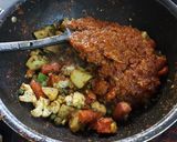 A picture of step 3 of Vegetable KADHAI.