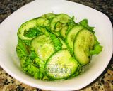 लेट्युस-क्युकंबर सलाड (lutes cucumber salad recipe in marathi) रेसिपी स्टेप 3 फोटो 