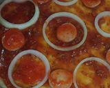 Foto langkah ke 6 dari resep Pizza sosis mozarella empuk.