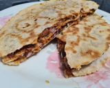 A picture of step 5 of Beans Quesadilla.