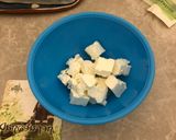 A picture of step 2 of Watermelon and feta salad.