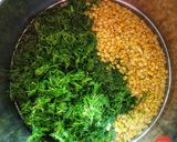 A picture of step 4 of Dill leaves lentil curry | Suva-toordal bhaji | Sabsige soppina palya.