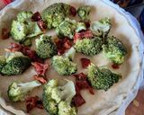 Une image de l'étape 2 de Quiche brocolis provençale.